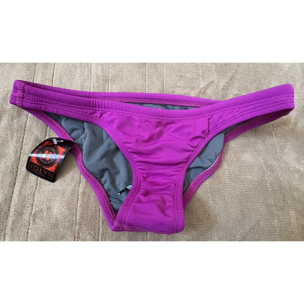 Jolyn Bikini Bottom Europe Style Purple‎ (French Mulberry) Medium New With Tags